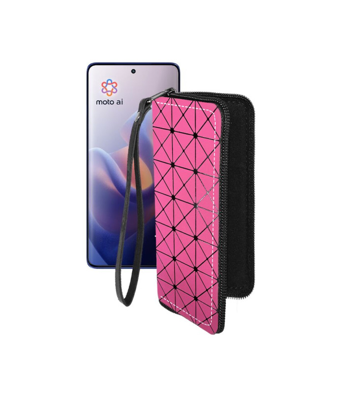 Чохол-гаманець з екошкіри для телефону Motorola Edge 60 Pro (XT2507)