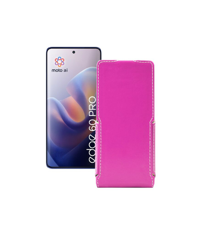 Чохол-флип з екошкіри для телефону Motorola Edge 60 Pro (XT2507)