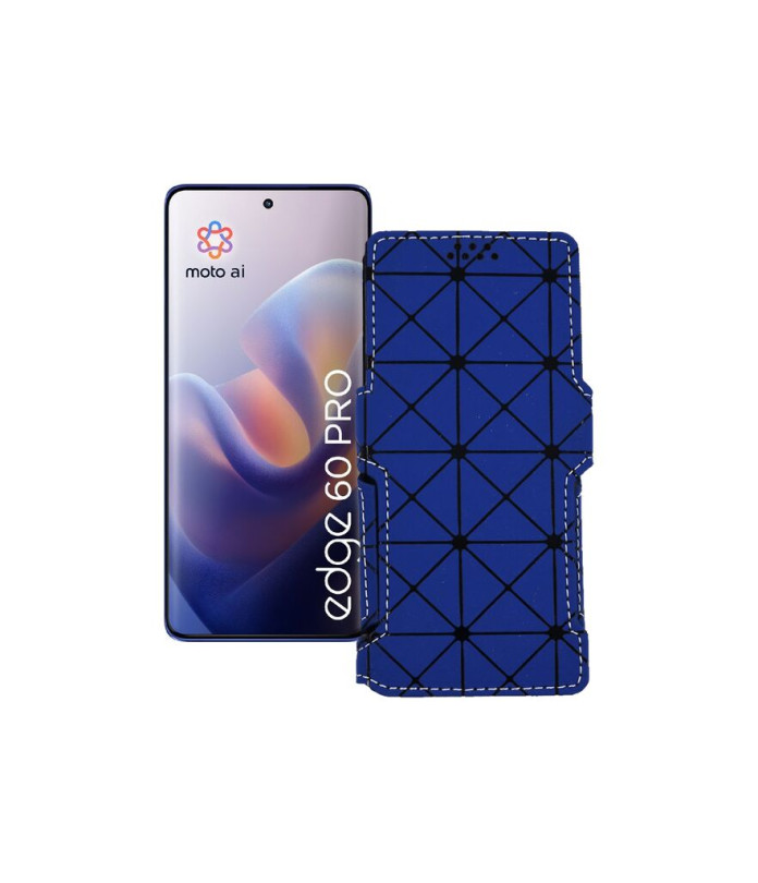Чохол-книжка з екошкіри для телефону Motorola Edge 60 Pro (XT2507)