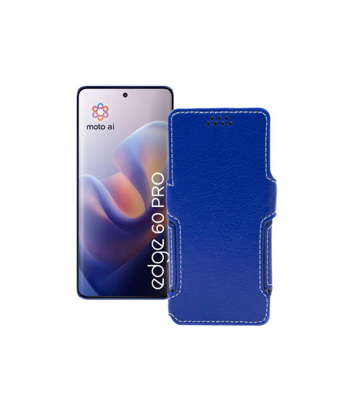 Чохол-книжка з екошкіри для телефону Motorola Edge 60 Pro (XT2507)