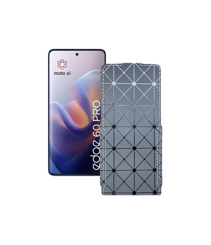 Чохол-флип з екошкіри для телефону Motorola Edge 60 Pro (XT2507)