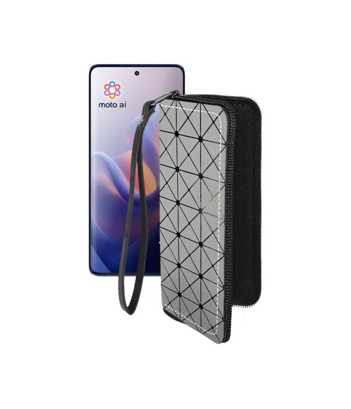 Чохол-гаманець з екошкіри для телефону Motorola Edge 60 Pro (XT2507)