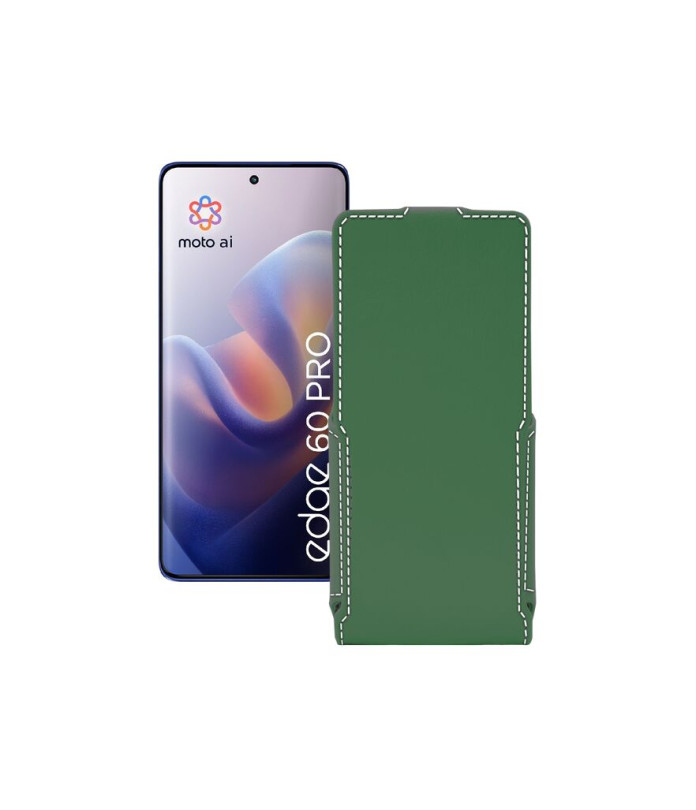 Чохол-флип з екошкіри для телефону Motorola Edge 60 Pro (XT2507)
