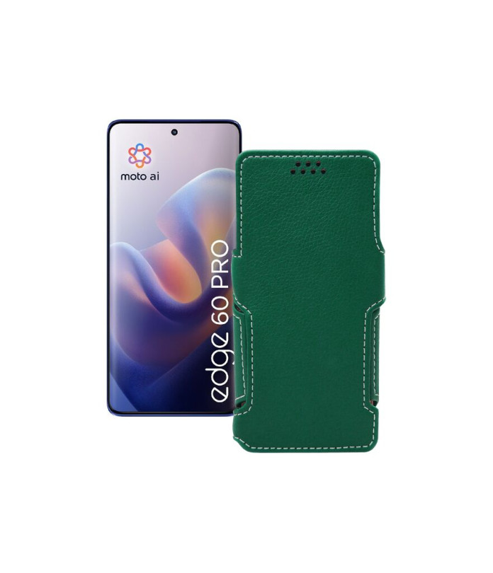 Чохол-книжка з екошкіри для телефону Motorola Edge 60 Pro (XT2507)