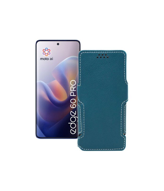 Чохол-книжка з екошкіри для телефону Motorola Edge 60 Pro (XT2507)
