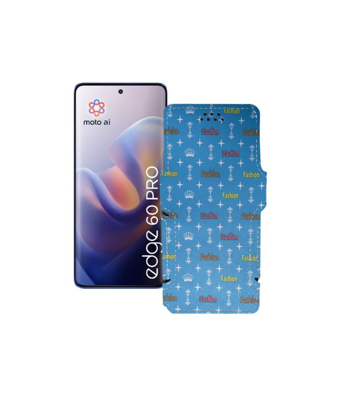 Чохол-книжка з екошкіри для телефону Motorola Edge 60 Pro (XT2507)