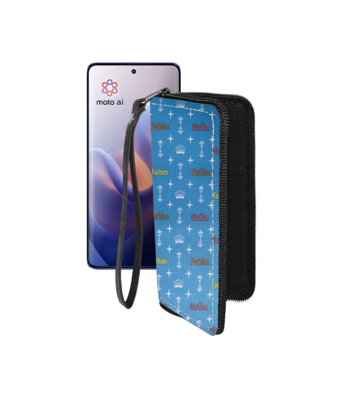 Чохол-гаманець з екошкіри для телефону Motorola Edge 60 Pro (XT2507)