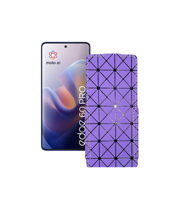 Чохол-флип з екошкіри для телефону Motorola Edge 60 Pro (XT2507)
