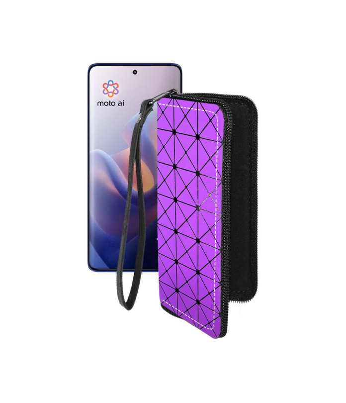 Чохол-гаманець з екошкіри для телефону Motorola Edge 60 Pro (XT2507)