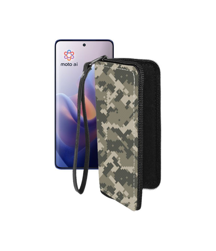 Чохол-гаманець з екошкіри для телефону Motorola Edge 60 Pro (XT2507)