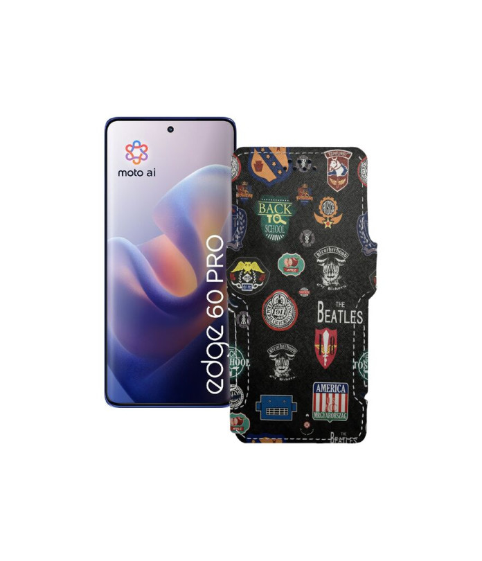Чохол-книжка з екошкіри для телефону Motorola Edge 60 Pro (XT2507)