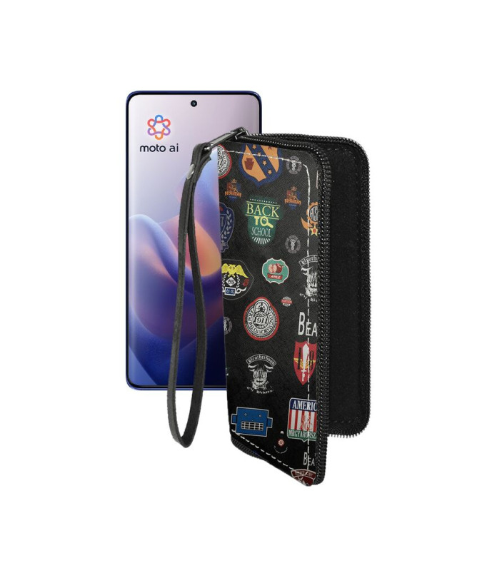 Чохол-гаманець з екошкіри для телефону Motorola Edge 60 Pro (XT2507)