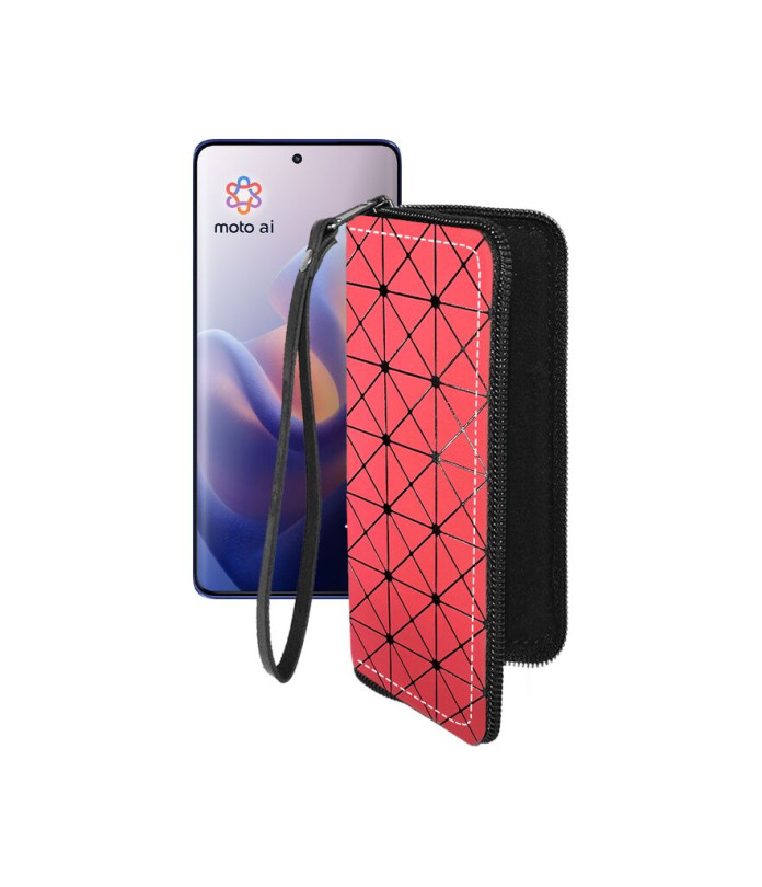 Чохол-гаманець з екошкіри для телефону Motorola Edge 60 Pro (XT2507)
