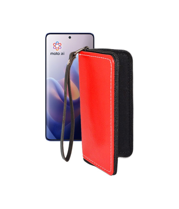 Чохол-гаманець з екошкіри для телефону Motorola Edge 60 Pro (XT2507)