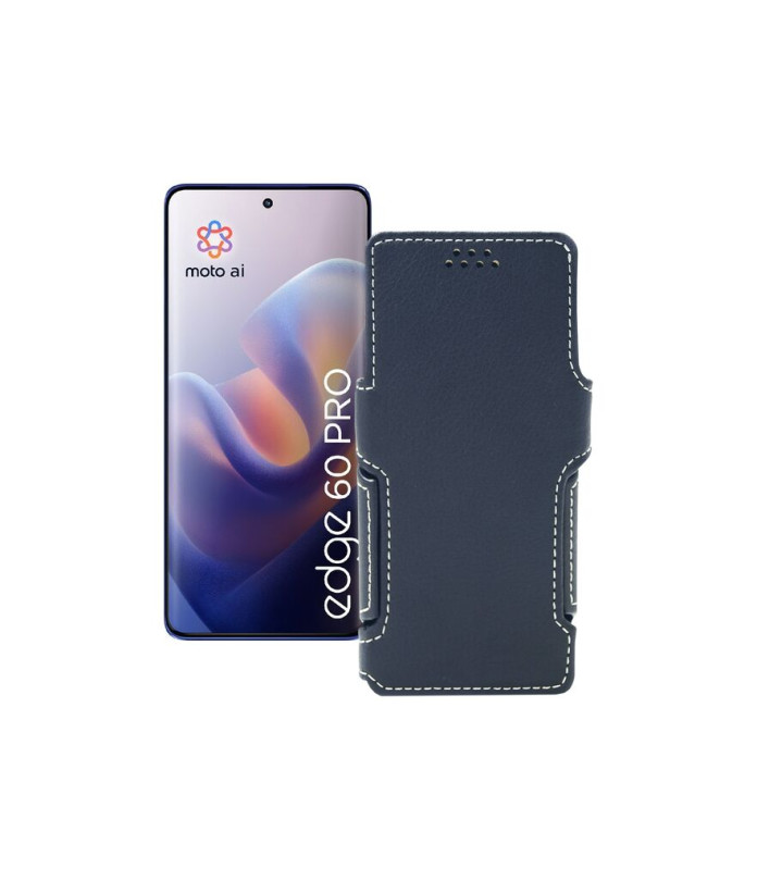 Чохол-книжка з екошкіри для телефону Motorola Edge 60 Pro (XT2507)