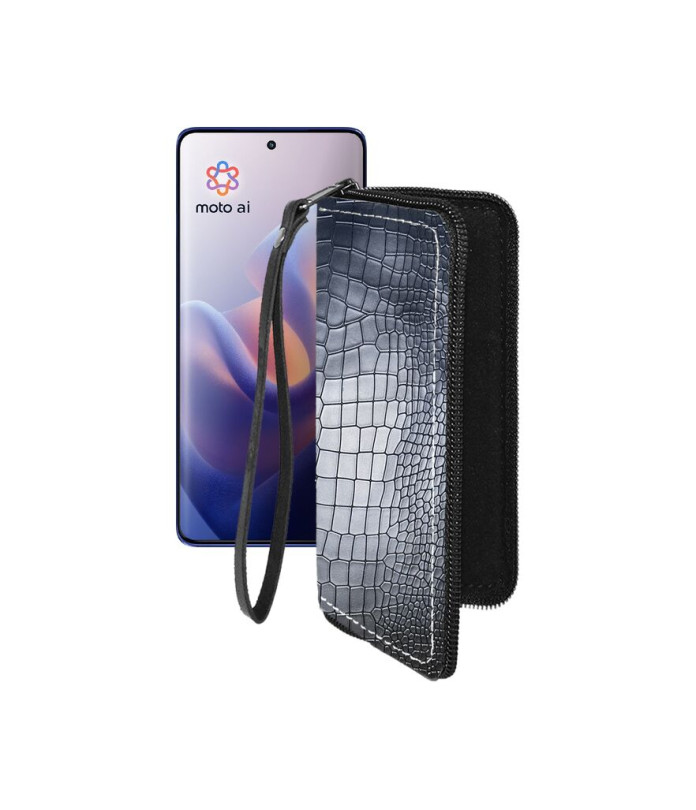 Чохол-гаманець з екошкіри для телефону Motorola Edge 60 Pro (XT2507)