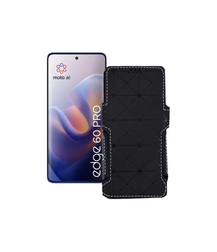 Чохол-книжка з екошкіри для телефону Motorola Edge 60 Pro (XT2507)