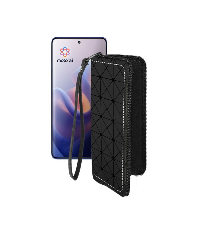 Чохол-гаманець з екошкіри для телефону Motorola Edge 60 Pro (XT2507)