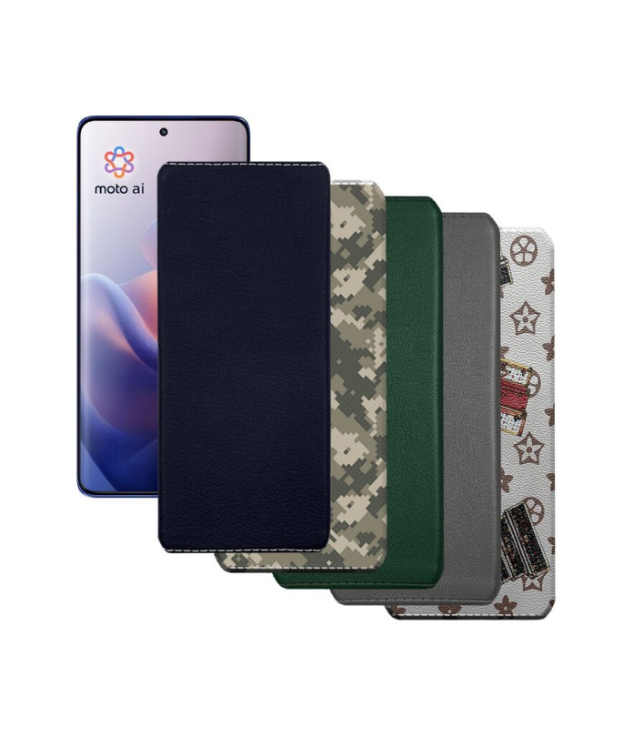 Накладка з екошкіри для телефону Motorola Edge 60 Pro (XT2507)