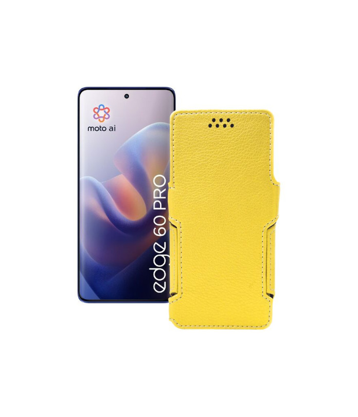Чохол-книжка з екошкіри для телефону Motorola Edge 60 Pro (XT2507)