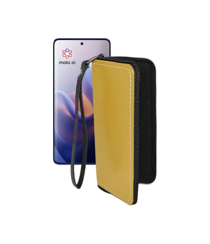 Чохол-гаманець з екошкіри для телефону Motorola Edge 60 Pro (XT2507)