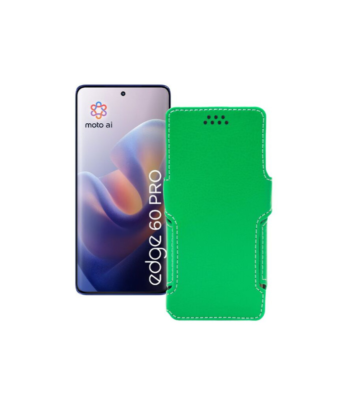 Чохол-книжка з екошкіри для телефону Motorola Edge 60 Pro (XT2507)