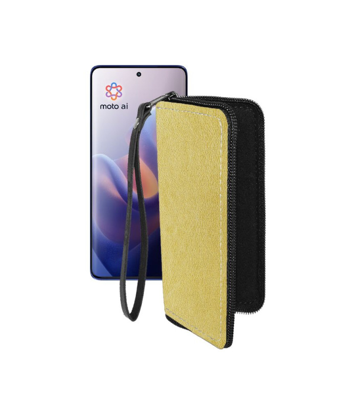 Чохол-гаманець з екошкіри для телефону Motorola Edge 60 Pro (XT2507)