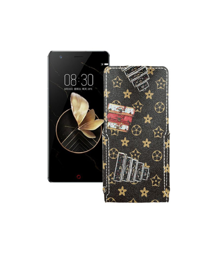 Чохол-флип з екошкіри для телефону ZTE Nubia Z17 lite