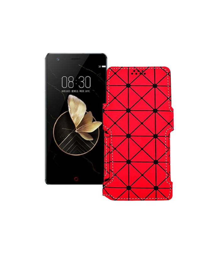 Чохол-книжка з екошкіри для телефону ZTE Nubia Z17 lite