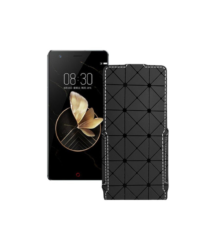 Чохол-флип з екошкіри для телефону ZTE Nubia Z17 lite