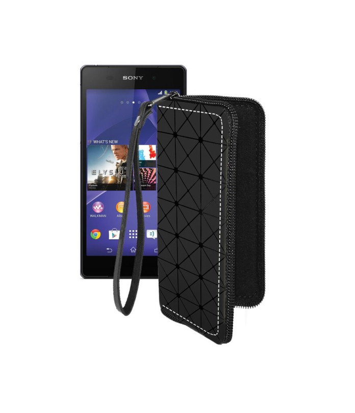 Чохол-гаманець з екошкіри для телефону Sony Xperia Z2 D6503