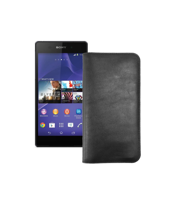 Портмоне з шкіри для телефону Sony Xperia Z2 D6503