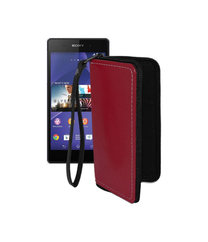 Чохол-гаманець з екошкіри для телефону Sony Xperia Z2 D6503