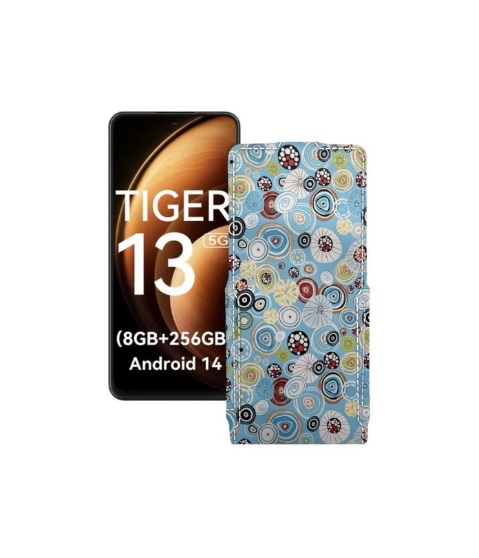 Чохол-флип з екошкіри для телефону Blackview Oscal Tiger 13