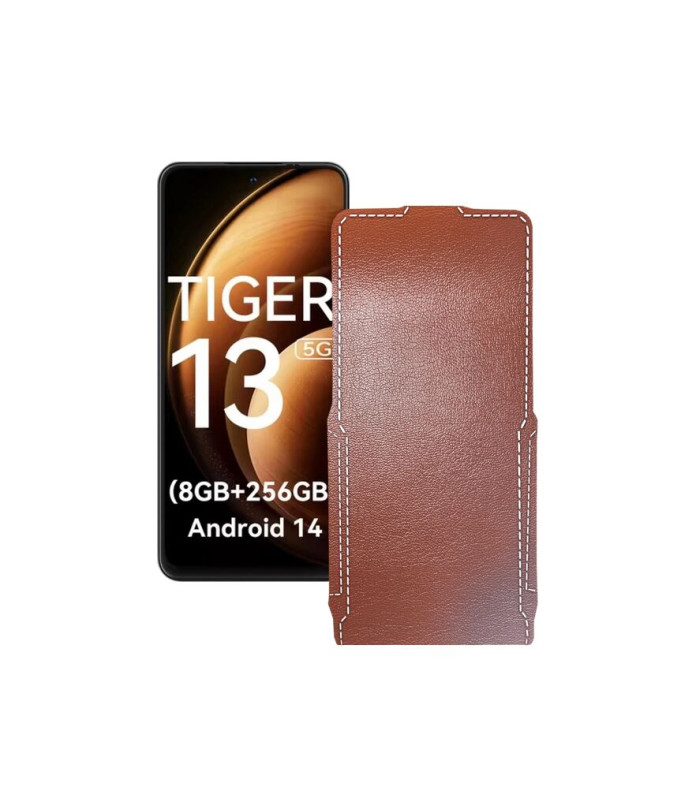 Чохол-флип з екошкіри для телефону Blackview Oscal Tiger 13