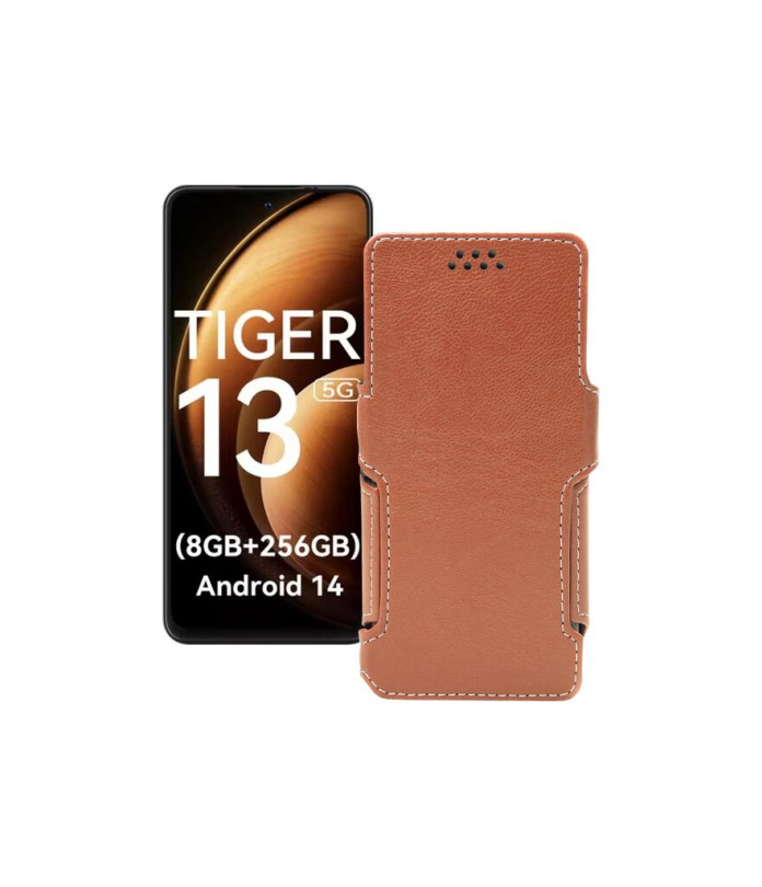 Чохол-книжка з екошкіри для телефону Blackview Oscal Tiger 13