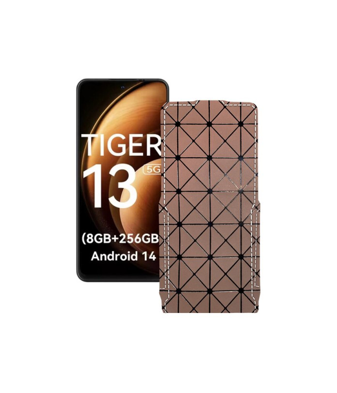 Чохол-флип з екошкіри для телефону Blackview Oscal Tiger 13