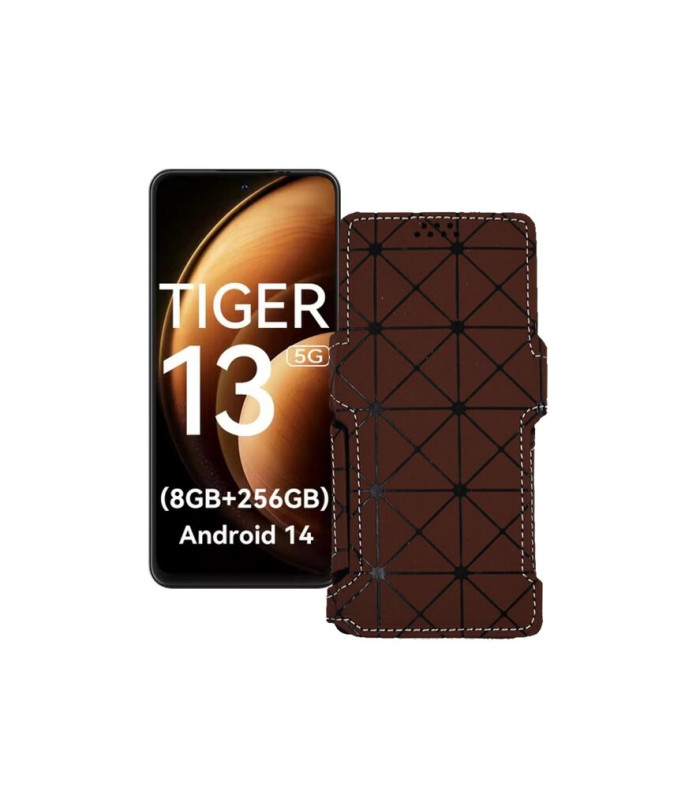 Чохол-книжка з екошкіри для телефону Blackview Oscal Tiger 13