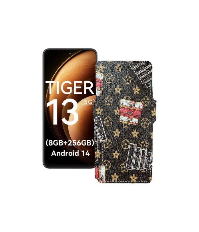 Чохол-книжка з екошкіри для телефону Blackview Oscal Tiger 13