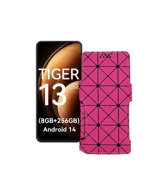 Чохол-книжка з екошкіри для телефону Blackview Oscal Tiger 13