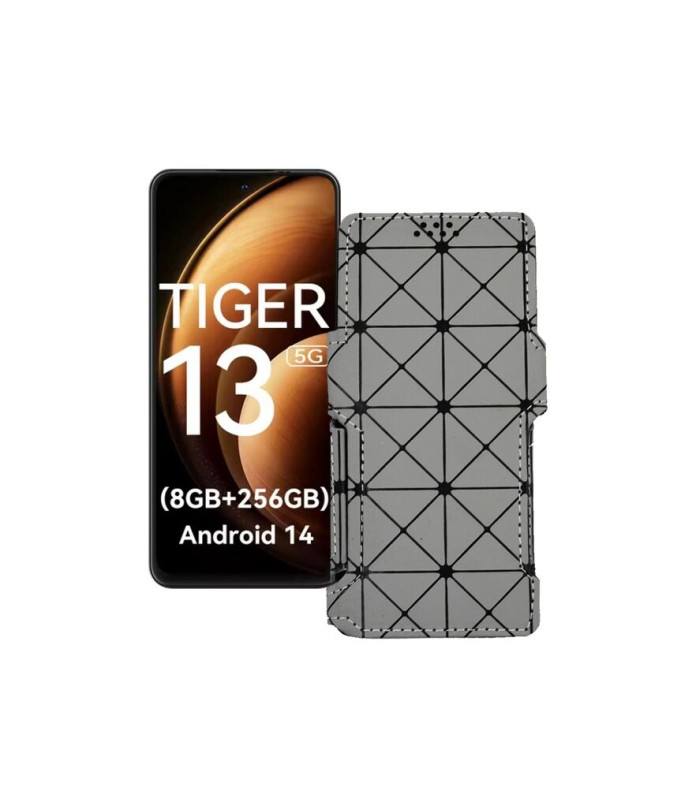 Чохол-книжка з екошкіри для телефону Blackview Oscal Tiger 13
