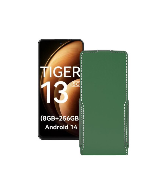 Чохол-флип з екошкіри для телефону Blackview Oscal Tiger 13