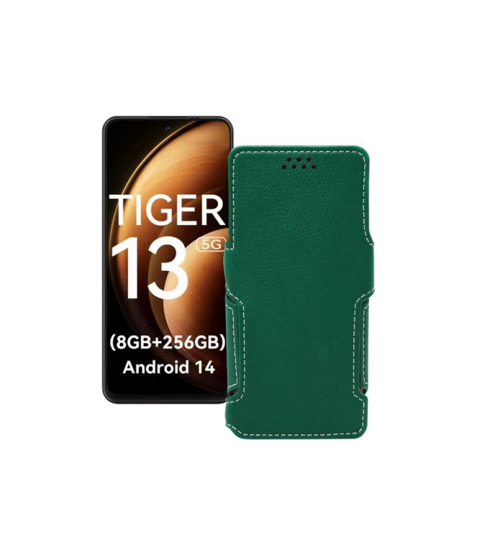 Чохол-книжка з екошкіри для телефону Blackview Oscal Tiger 13