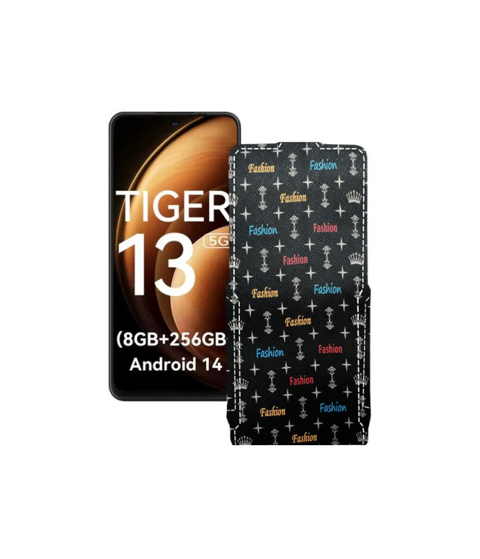 Чохол-флип з екошкіри для телефону Blackview Oscal Tiger 13
