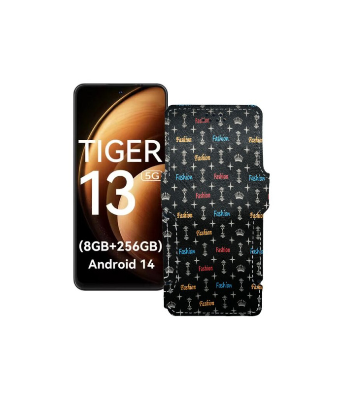 Чохол-книжка з екошкіри для телефону Blackview Oscal Tiger 13