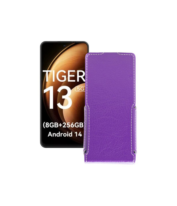 Чохол-флип з екошкіри для телефону Blackview Oscal Tiger 13