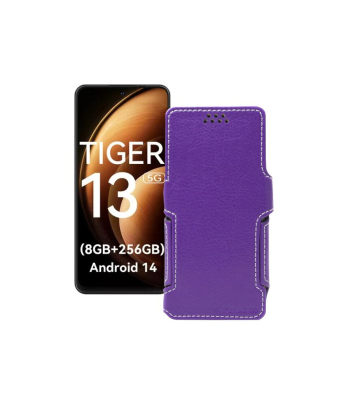 Чохол-книжка з екошкіри для телефону Blackview Oscal Tiger 13