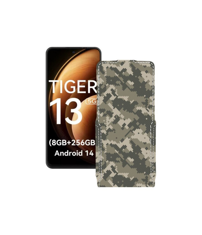 Чохол-флип з екошкіри для телефону Blackview Oscal Tiger 13