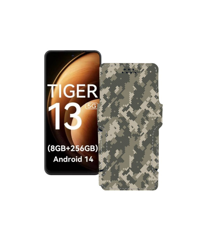 Чохол-книжка з екошкіри для телефону Blackview Oscal Tiger 13