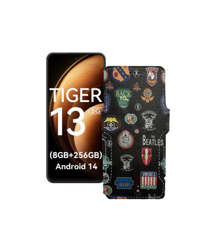 Чохол-книжка з екошкіри для телефону Blackview Oscal Tiger 13